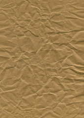 Fototapeta na wymiar Creased brown paper with stripes, 17 MB
