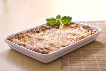Lasagna meal