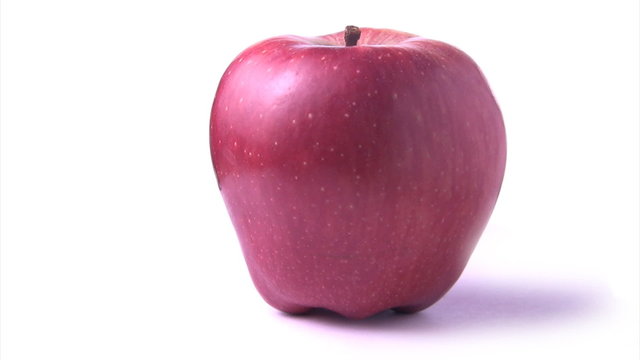 Red Apple rotating