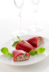 peppers stuffed with tuna and capers
