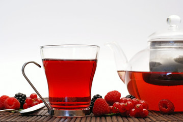 thé aux fruits rouges