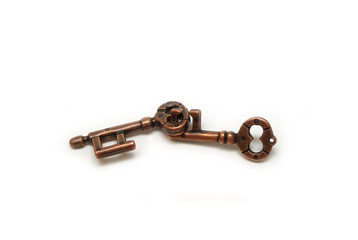 two metal keys - an amusing puzzle