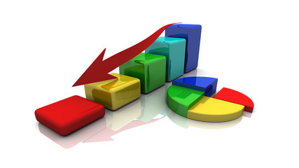 business graph, chart, diagram, bar