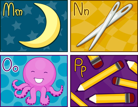 M - P Flash Card Design