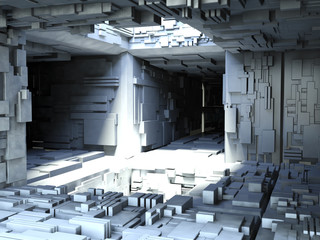 3D Space Station