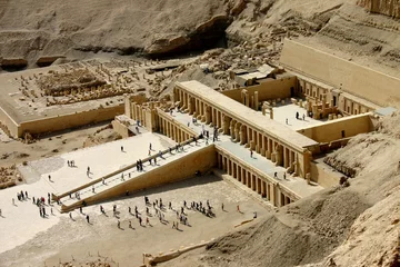 Foto op Plexiglas Ägypten  Luxor  Tal der Könige Tempel der Hatschepsut © joscholten