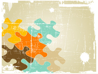 the grunge vector retro abstract background