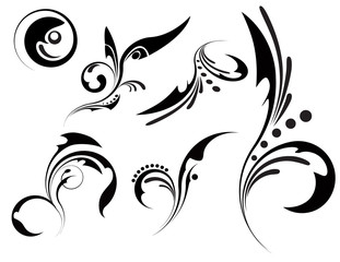 Set of vector patterns for design