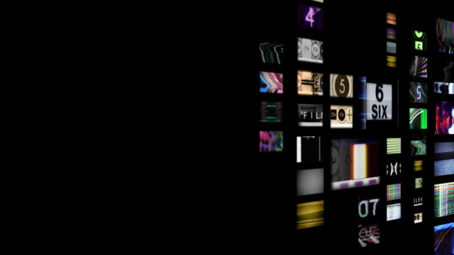 hd screens film and tv related static