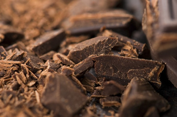 Chopped chocolate