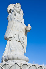 Fototapeta na wymiar Statue of Guanyin, one of most important god in Chinese culture