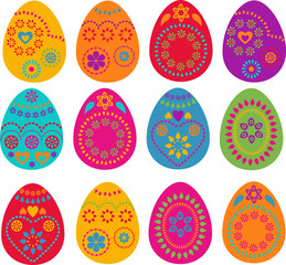 Collection of Easter eggs