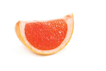 Slice of grapefruit