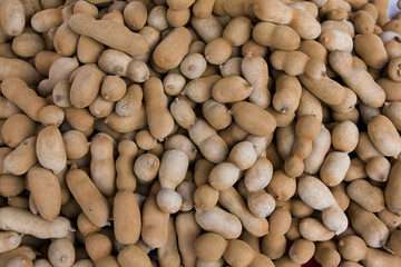 Sweet tamarind on Asian market