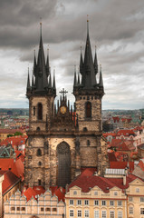 Fototapeta premium Church of Our Lady of Tyn in Prague