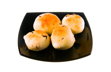 fresh pie on a plate