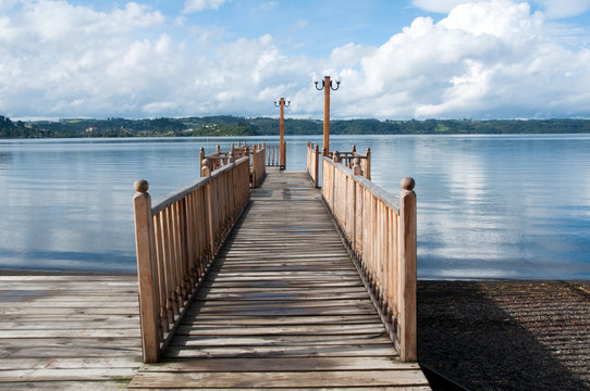 Pier at Lllanquihue lake