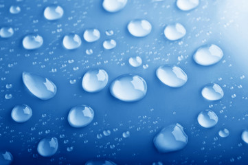 background of water drops