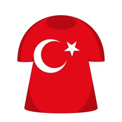 maillot turquie drapeau turkey flag