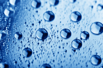 background of water drops