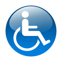 Wheelchair button