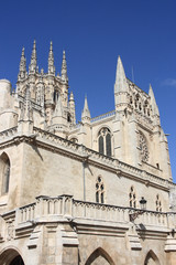 Fototapeta na wymiar Burgos Cathedral zewnętrzne, Hiszpania