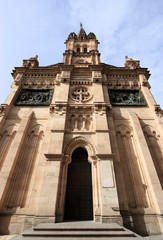 Fototapeta na wymiar Salamanca church of San Juan de Sahagun