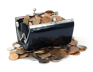 Purse with money
