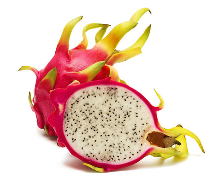 Exotic Thai Fruit. Dragon fruit - Geow Mangon.
