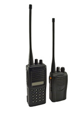 Pair of UHF handsets