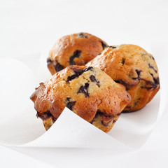 Blueberry muffins.