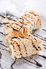 puff pastry with chocolate.