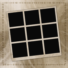 background with frames