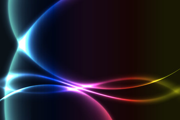 Abstract light rainbow background