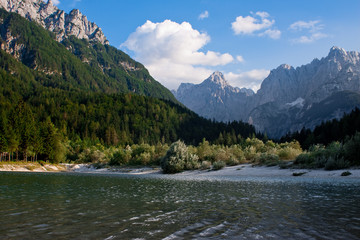 Naklejka na ściany i meble Julian Alps in Slovenia Mountains