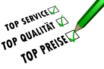 TOP Service - TOP Qualität - TOP Preise