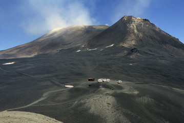 Top of the Etna volcano