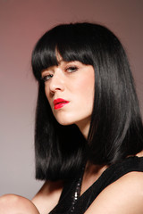 Naklejka premium Portrait of a beautiful young woman