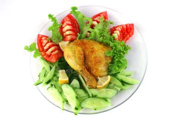 roasted chicken drumstick