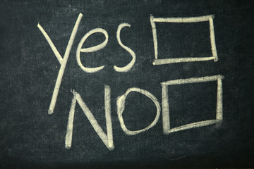 yes or no