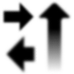 Half-tone effect - arrows