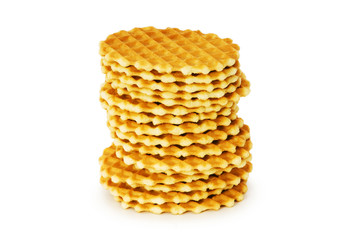 Tasty cookies isolated on the white