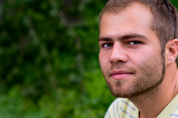 Fototapeta premium Young Man With Beard
