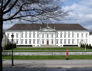 Schloss Bellevue in Berlin .Bellevue Palace in Berlin