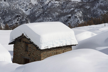 abbondante nevicata