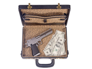 trunk with guns and money