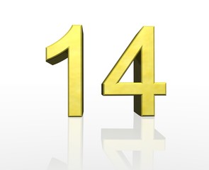 Fototapeta premium vierzehn