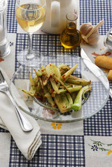 Finocchi in tegame con peperoncino e prezzemolo - Contorni