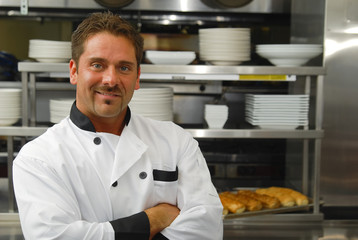 Smiling baker