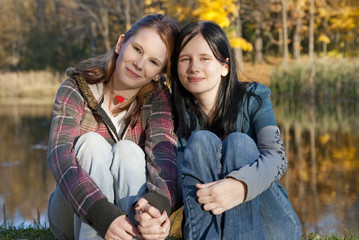 Fototapeta premium Friends and sisters